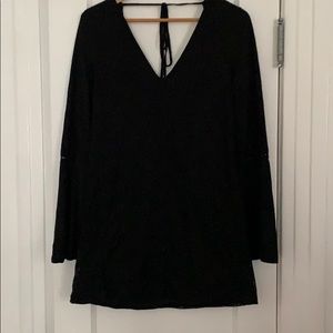 Long sleeve shift dress